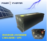 INVERSOR CARGADOR UPS MODIFICADO 24VDC/220VAC 3000W 